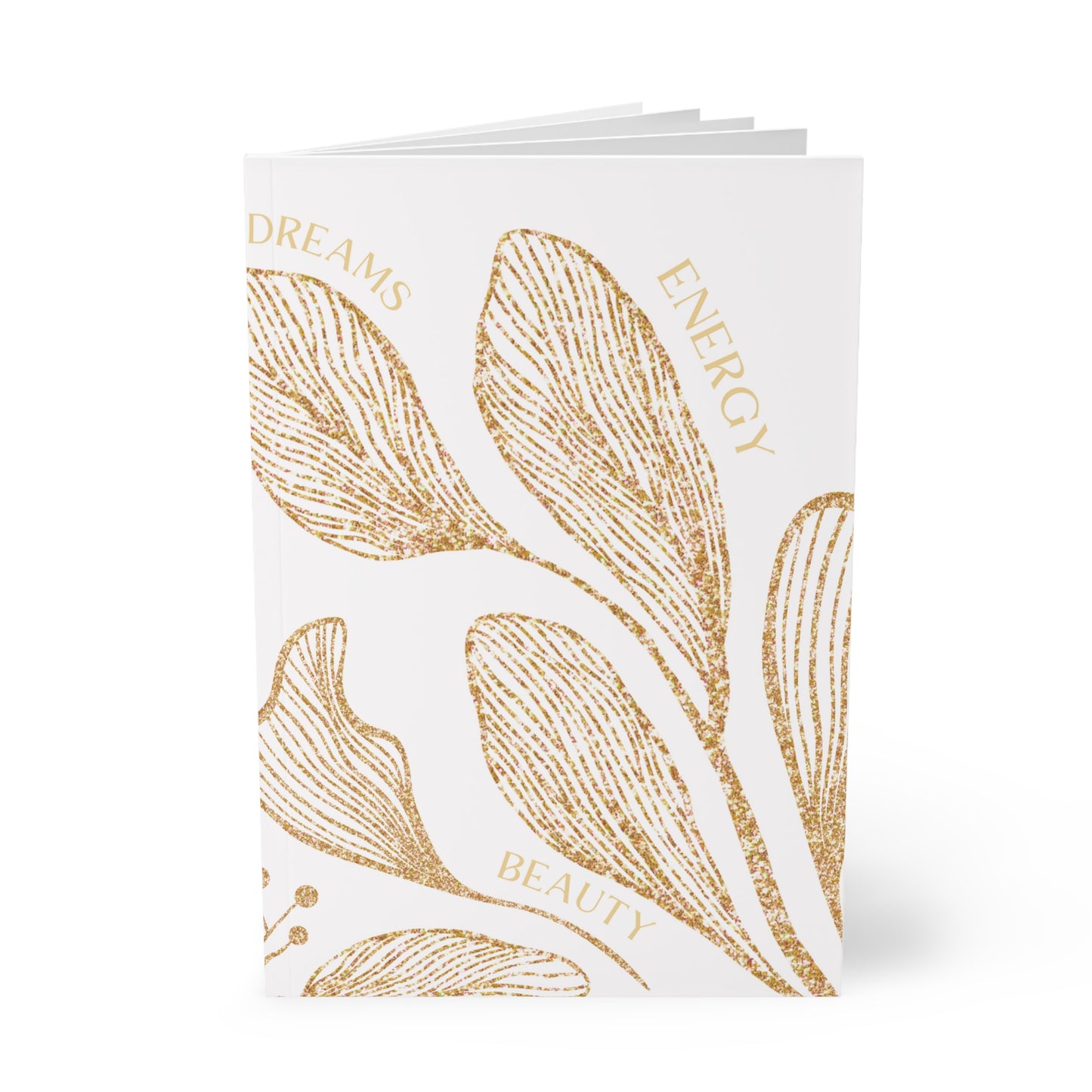 Energy, Hugs, Beauty-Softcover Notebook