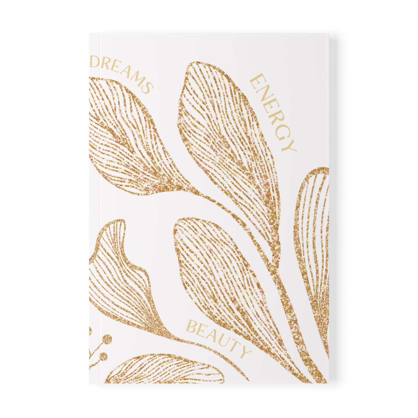 Energy, Hugs, Beauty-Softcover Notebook