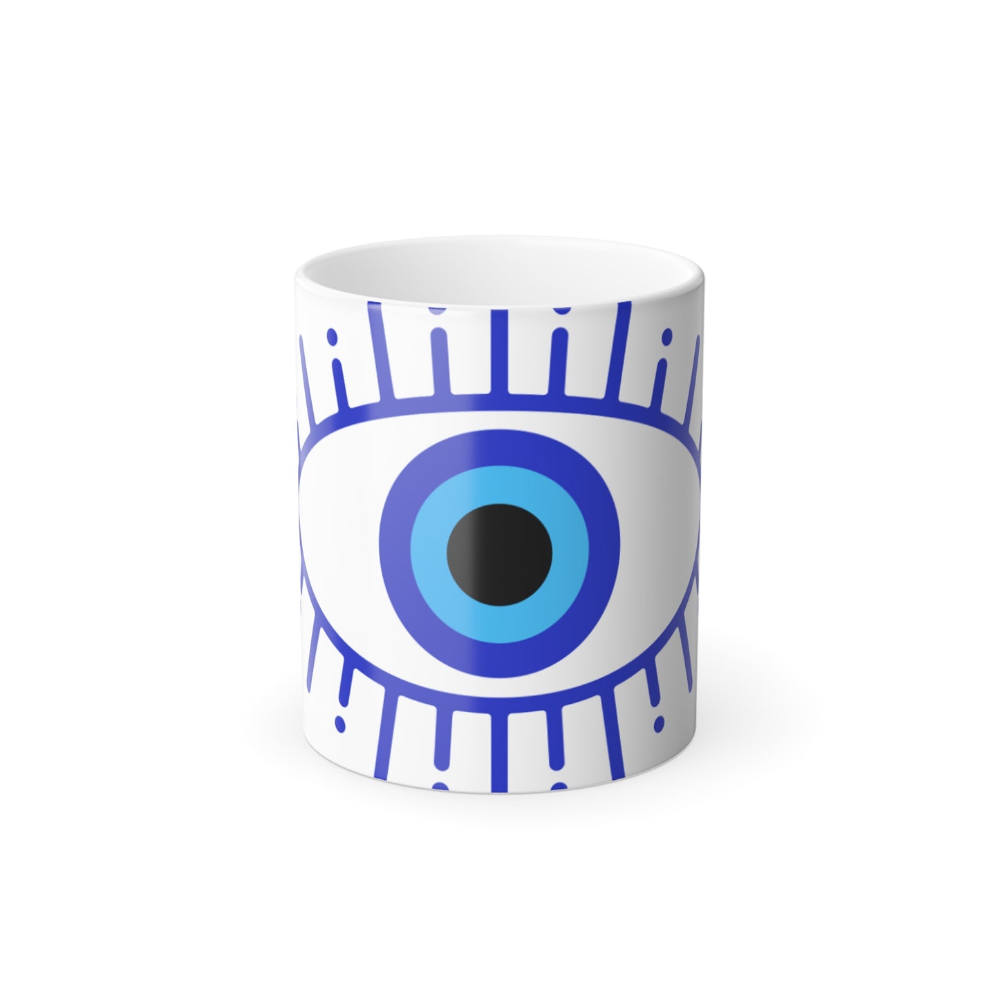 Evil Eye Color Morphing Mug, 11oz