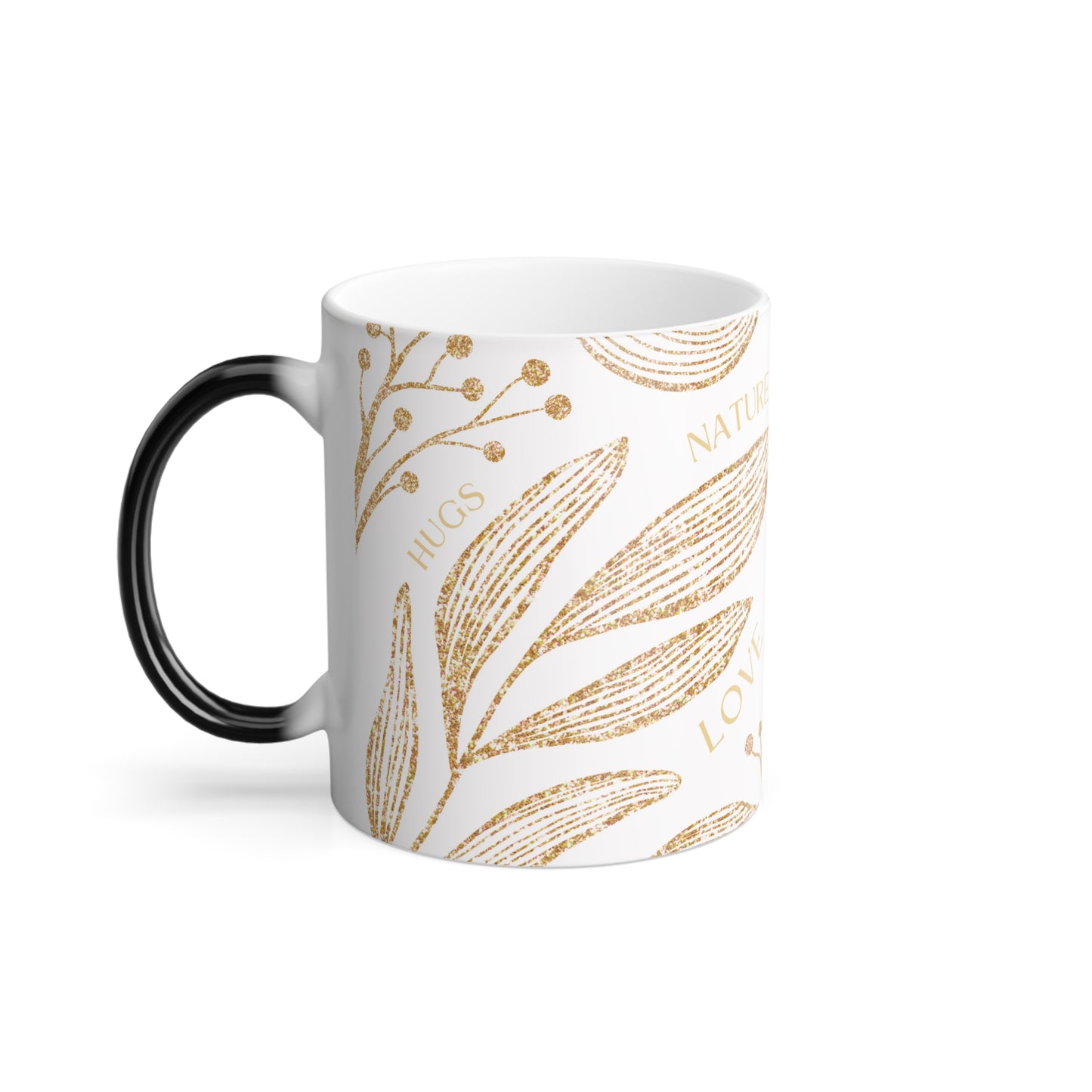 Hugs,Love, Beauty Color Morphing Mug, 11oz