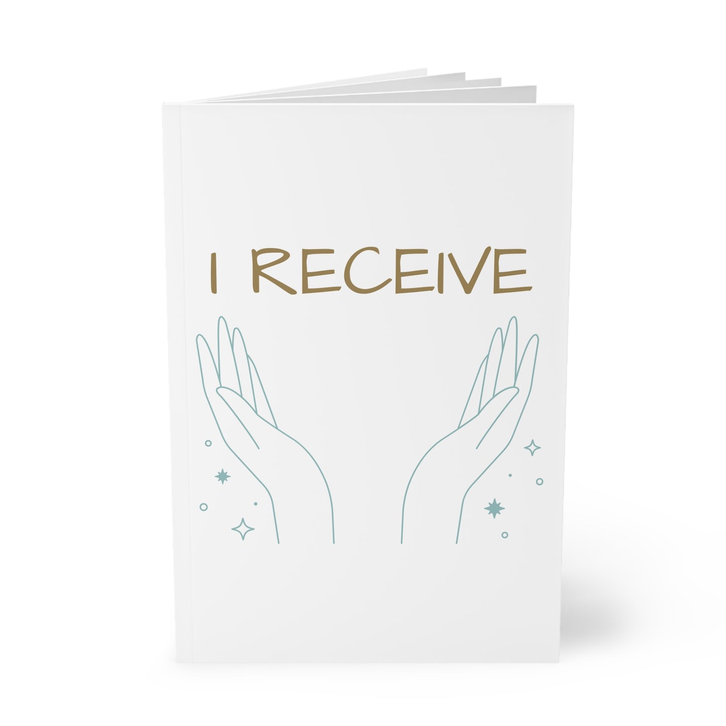 I Receive-Softcover Notebook