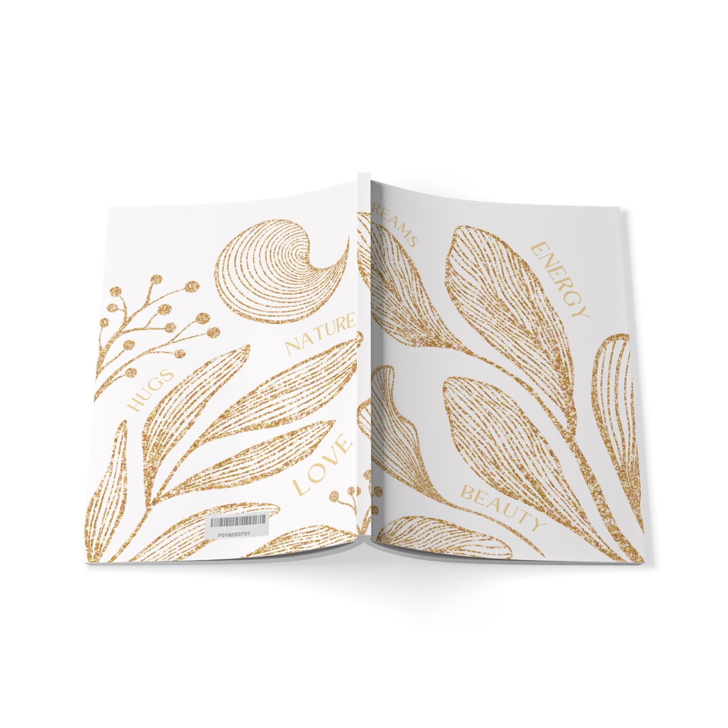 Energy, Hugs, Beauty-Softcover Notebook