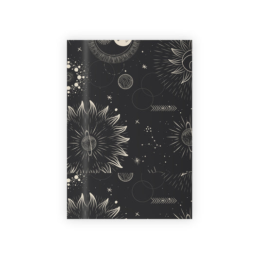 Cosmic Flower Gift Wrapping Paper Rolls, 1pc