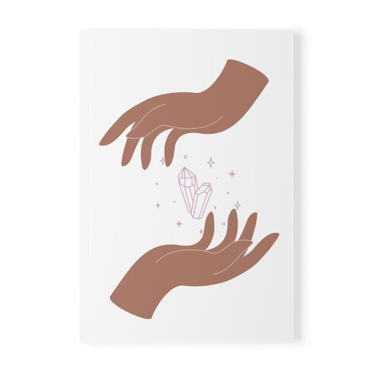 Crystal Hand-Softcover Notebook