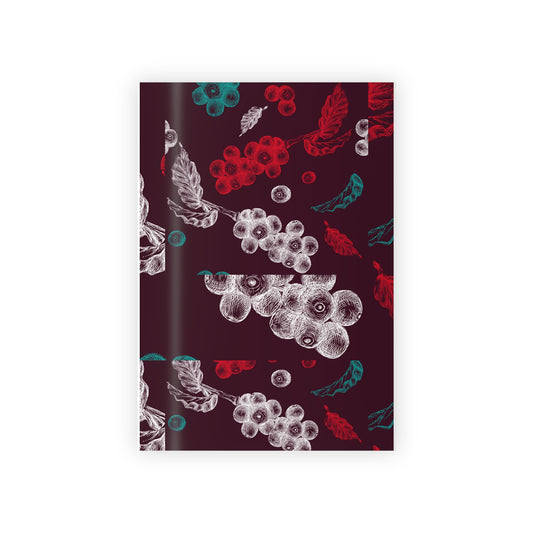 Embroidered Bold Berries Gift Wrapping Paper Rolls, 1pc