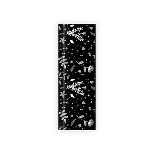 B/W Yebba Floral Gift Wrapping Paper Rolls, 1pc