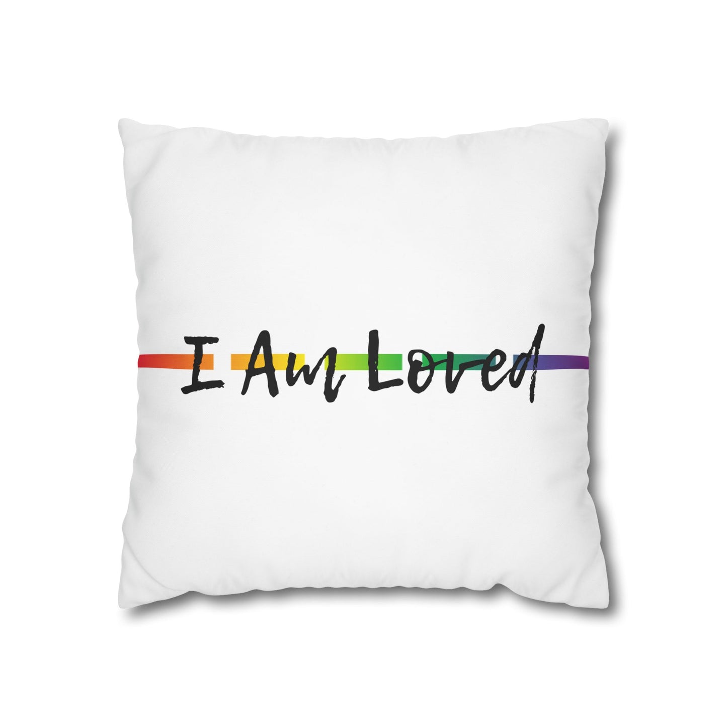 I Am Loved-Rainbow-White