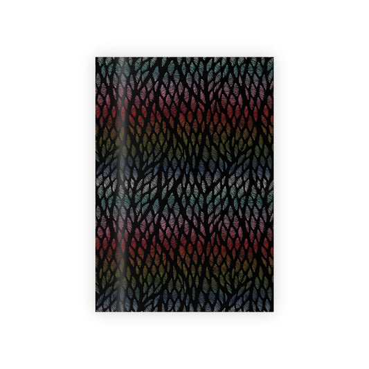 Embroidered Velvet Gift Wrapping Paper Rolls, 1pc