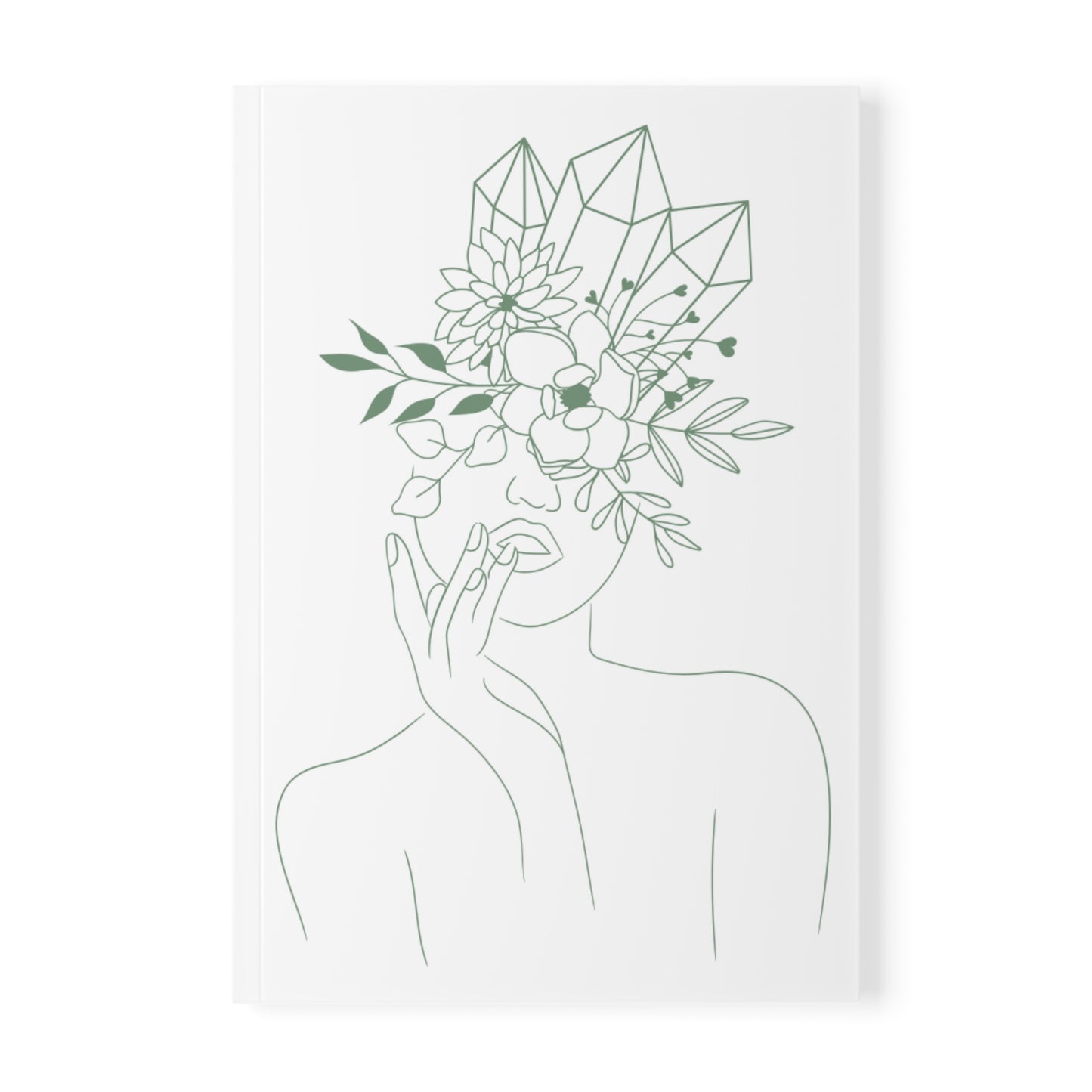 Crystal Head-Softcover Notebook