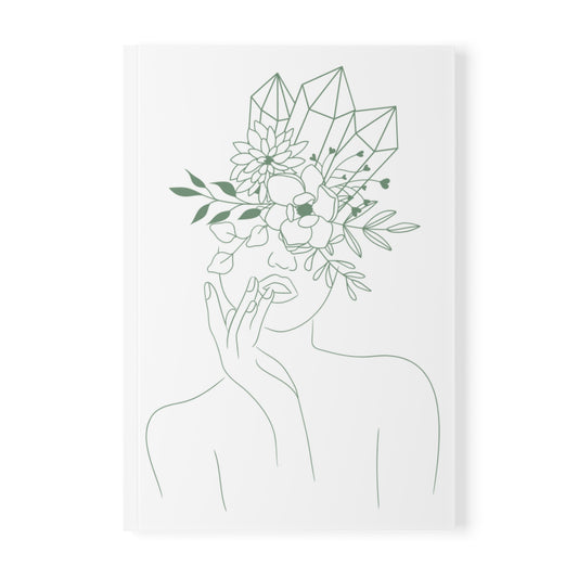 Crystal Head-Softcover Notebook