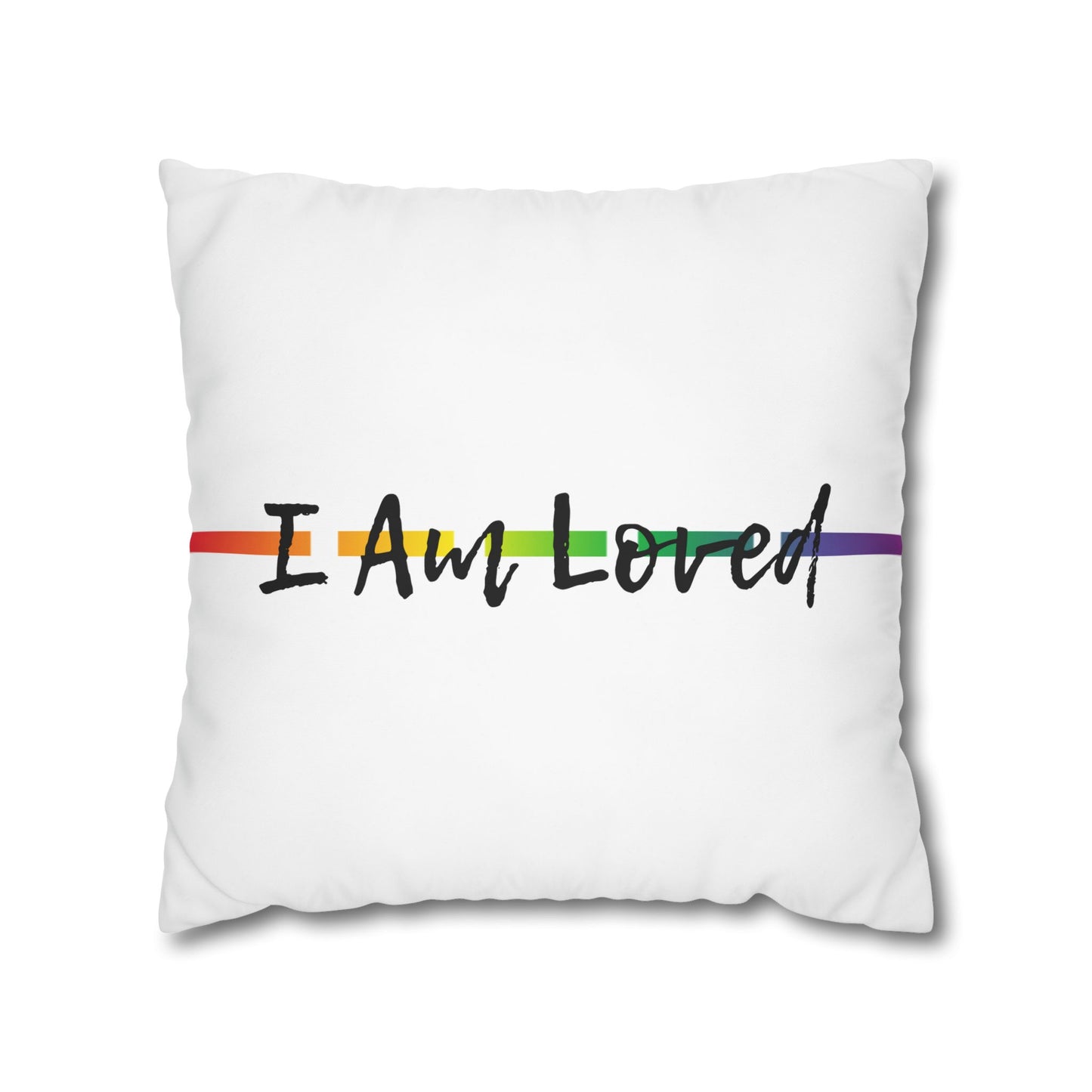 I Am Loved-Rainbow-White