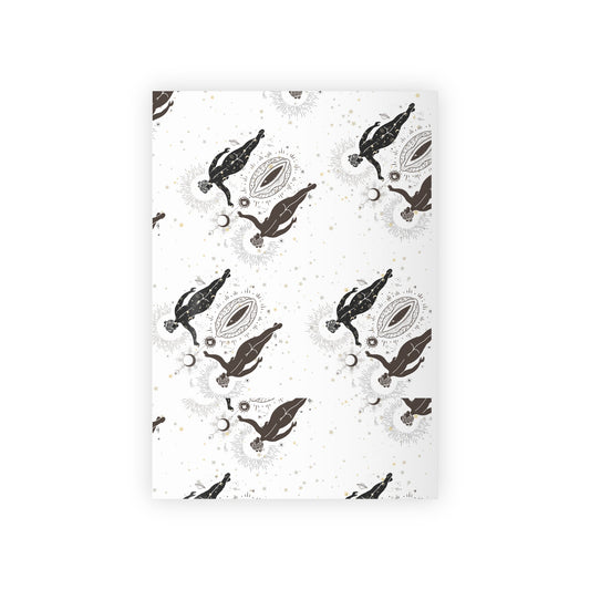 Cosmic Yoni Gift Wrapping Paper Rolls, 1pc