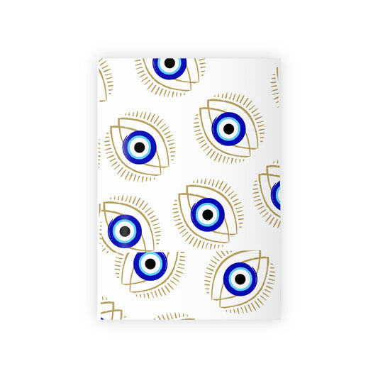 Evil Eye Gift Wrapping Paper Rolls, 1pc