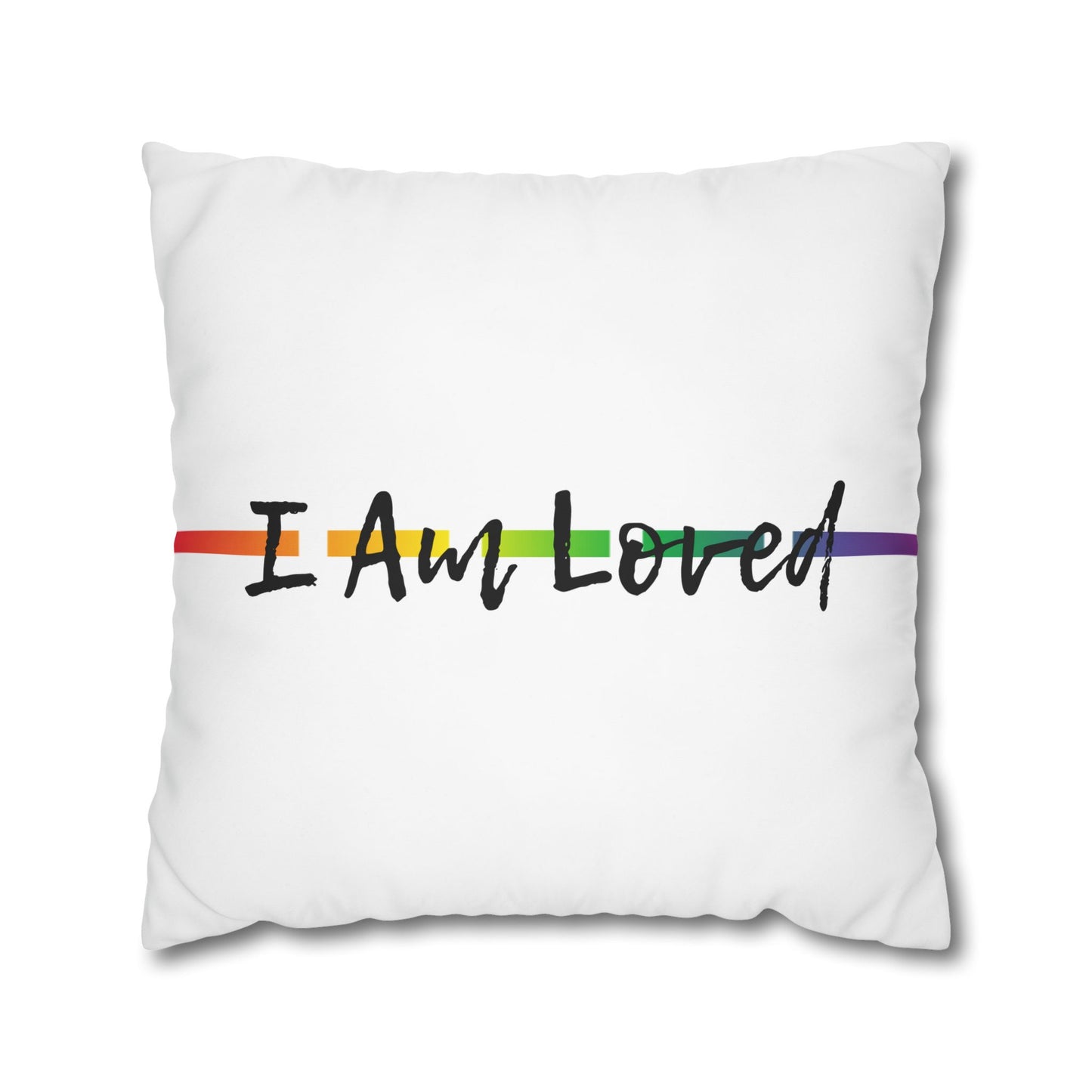 I Am Loved-Rainbow-White