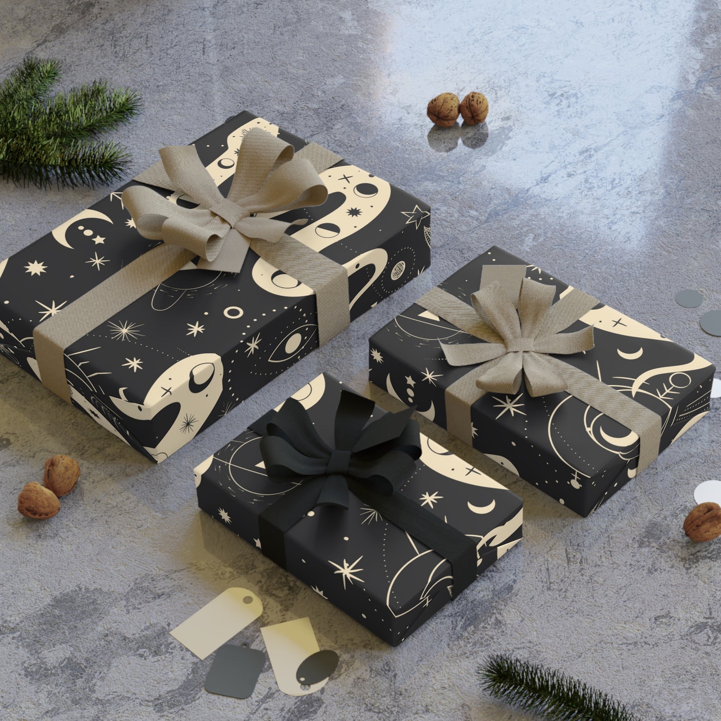 Cosmic Snake Gift Wrapping Paper Rolls, 1pc