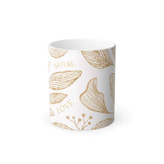 Hugs,Love, Beauty Color Morphing Mug, 11oz