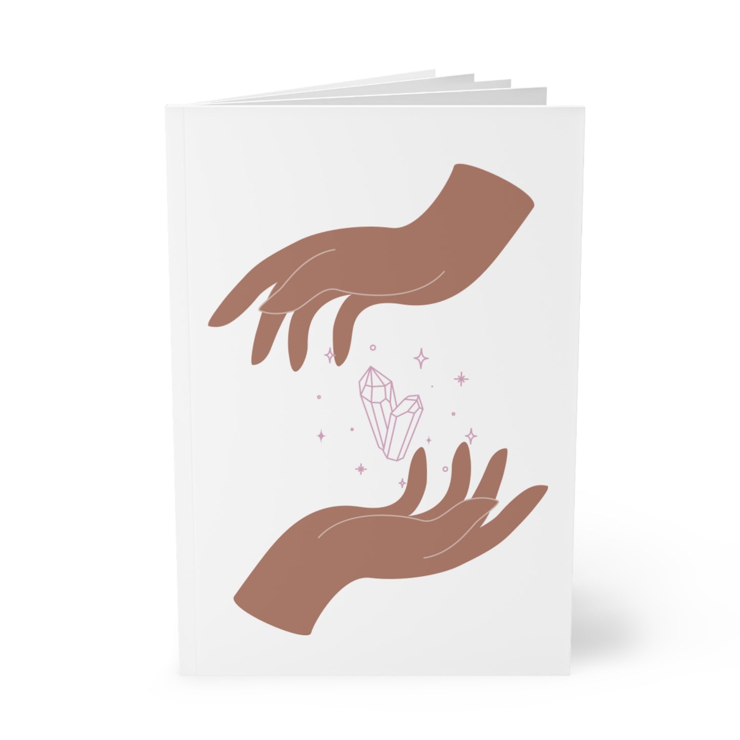 Crystal Hand-Softcover Notebook