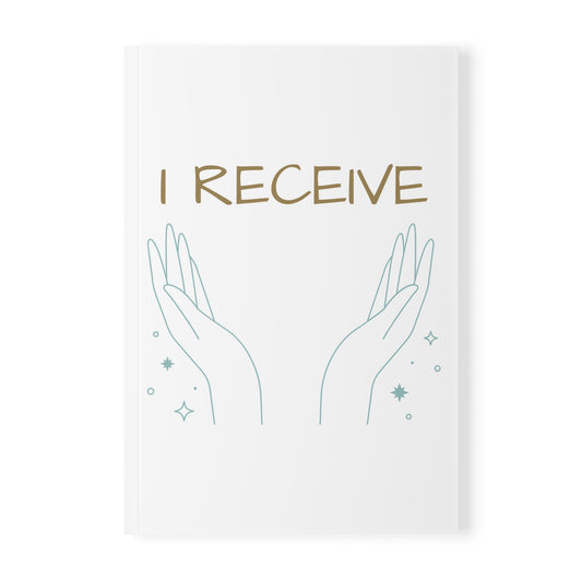 I Receive-Softcover Notebook